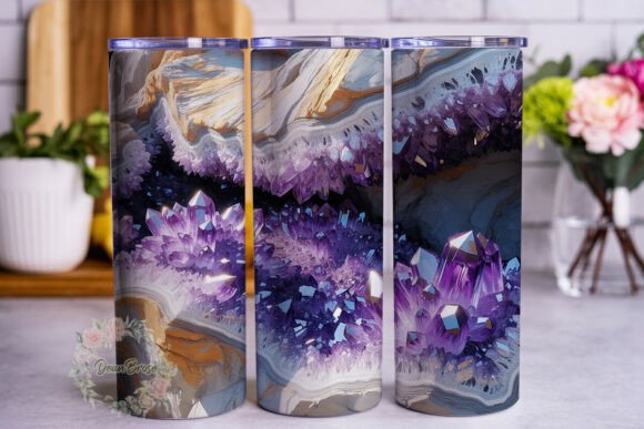 Amethyst Geode Crystal Tumbler Wrap Review