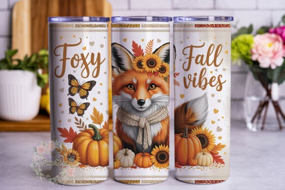 Autumn Fox Fall Vibes Tumbler Wrap Review