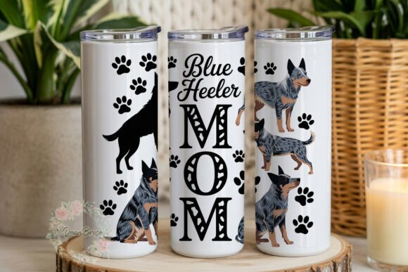 Blue Heeler Dog Mom 20oz Tumbler Wrap Review