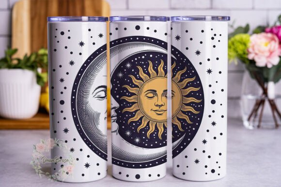 Celestial Moon Sun Tumbler Wrap Review