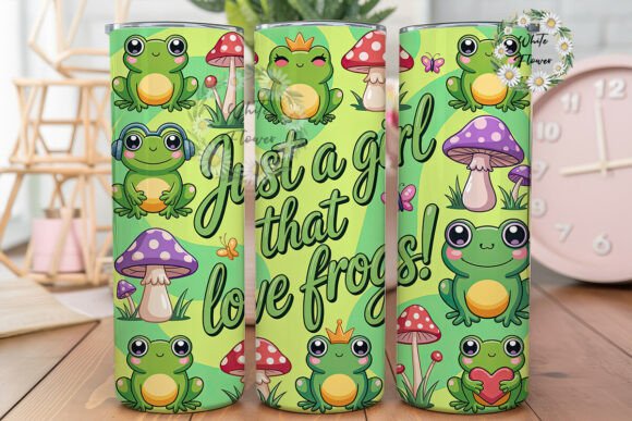 Cute Frog Mushroom 20oz Tumbler Wrap Review
