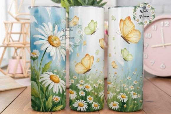 Daisy Butterfly Springtime 20oz Tumbler Review