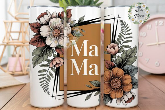 Earthy Floral MA MA 20oz Tumbler Wrap Review