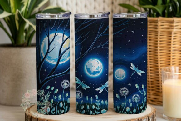 Ethereal Moonlight Dragonflies Tumbler Review