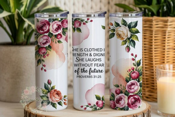 Floral Scripture Inspirational Tumbler Review