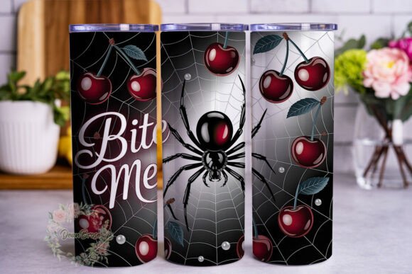 Gothic Cherry Spider Web Tumbler Wrap Review