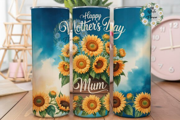 Happy Mother s Day Sunflowers Tumbler Review
