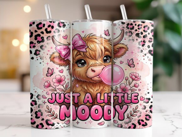 Highland Cow Just a Little Moody Tumbler Review