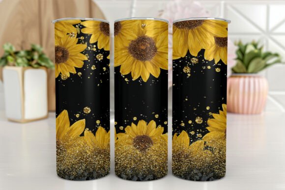 Leopard Sunflower Tumbler PNG Golden Review