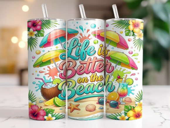 Life is Better on the Beach Tumbler Wrap Review