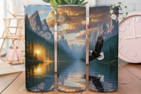 Majestic Eagle Mountain Lake Tumbler Review