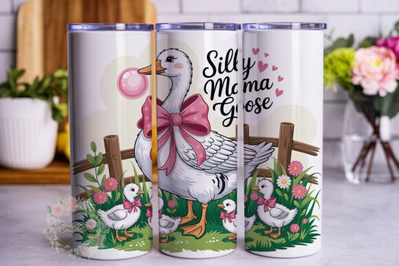 Silly Mama Goose Pink Bow Tumbler Wrap Design Review