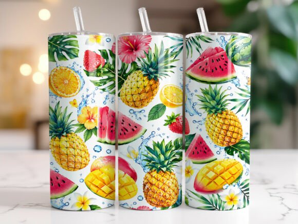 Summer Pineapple Watermelon 20oz Tumbler Review