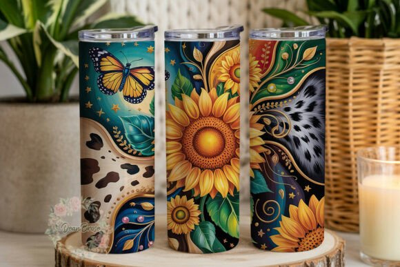 Sunflower Cowhide Leopard 20oz Tumbler Review