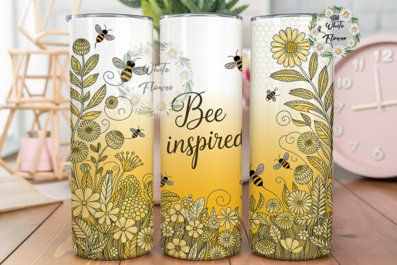 Sunny Bee Floral 20oz Tumbler Wrap Review